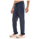 Be Nation Ανδρικό παντελόνι φόρμας Essentials Terry Straight Zip Pant